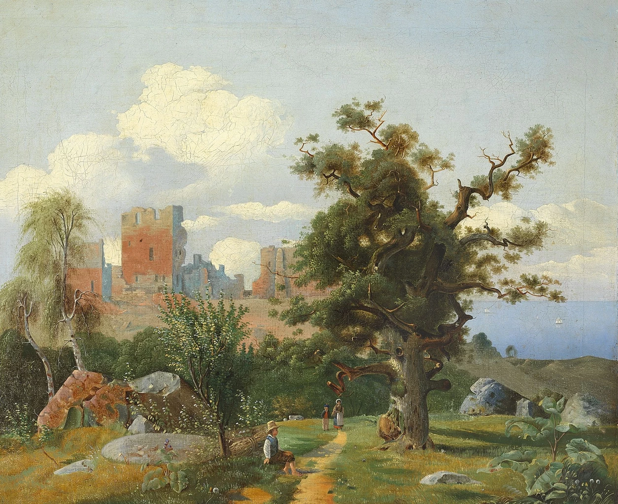 Veduta di Hammershus